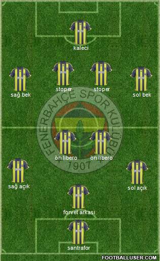 Fenerbahçe SK football formation