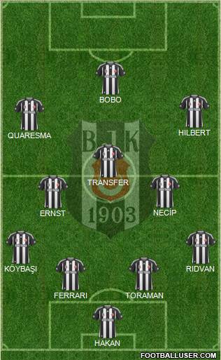 Besiktas JK Formation 2010