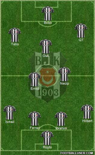 Besiktas JK Formation 2010