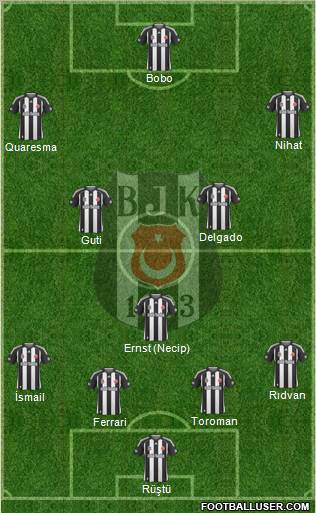 Besiktas JK Formation 2010