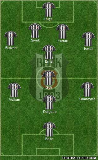 Besiktas JK Formation 2010
