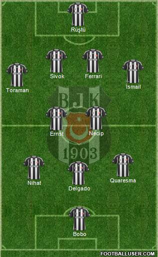Besiktas JK Formation 2010