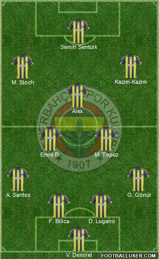 Fenerbahçe SK football formation