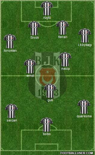 Besiktas JK Formation 2010