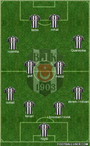 Besiktas JK Formation 2010