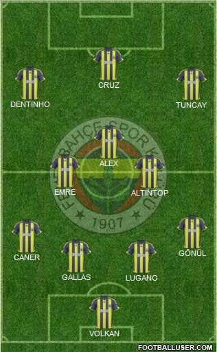 Fenerbahçe SK football formation