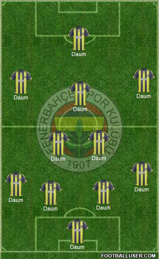 Fenerbahçe SK Formation 2010
