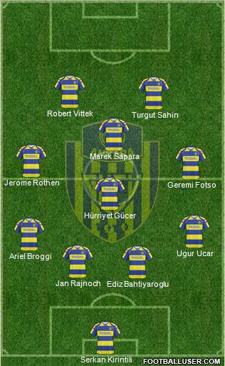 MKE Ankaragücü Formation 2010