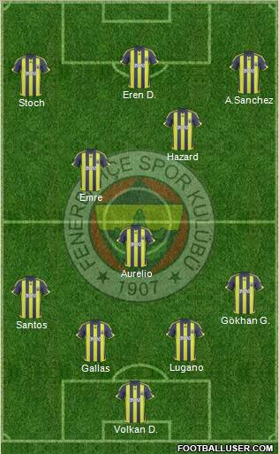 Fenerbahçe SK Formation 2010