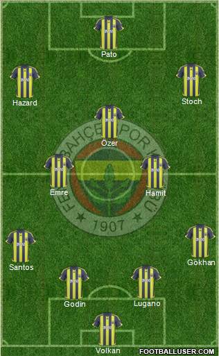 Fenerbahçe SK Formation 2010