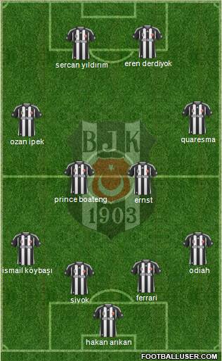 Besiktas JK Formation 2010