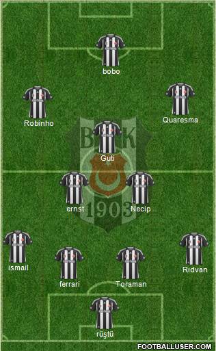 Besiktas JK Formation 2010