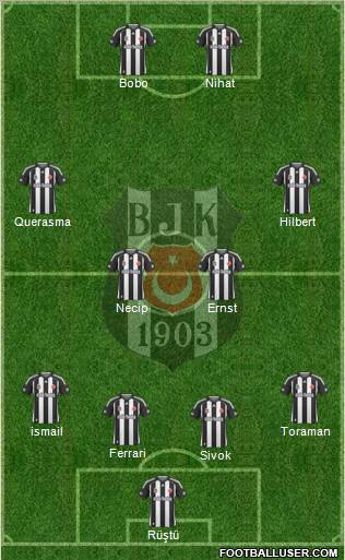 Besiktas JK Formation 2010