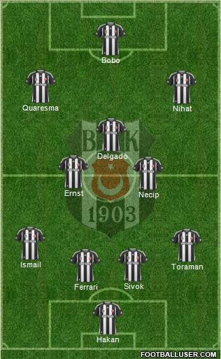 Besiktas JK Formation 2010