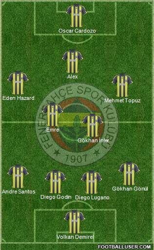 Fenerbahçe SK Formation 2010