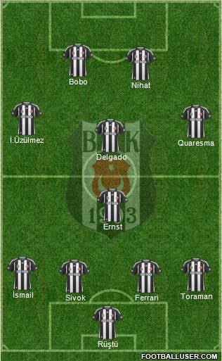 Besiktas JK Formation 2010