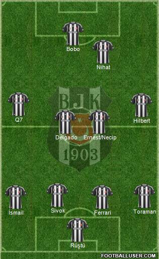 Besiktas JK Formation 2010