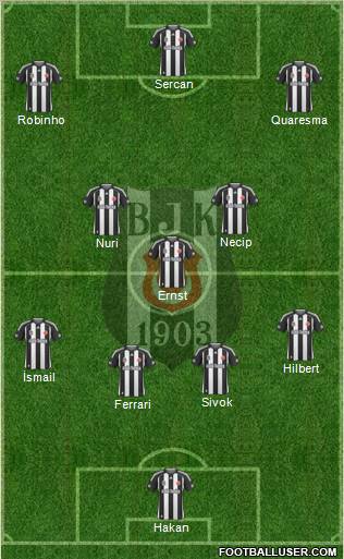 Besiktas JK Formation 2010