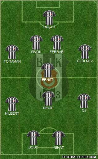 Besiktas JK Formation 2010