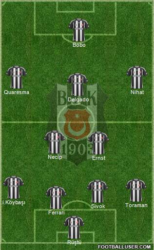 Besiktas JK Formation 2010