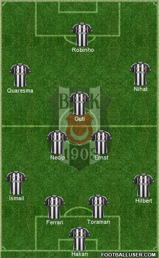 Besiktas JK Formation 2010