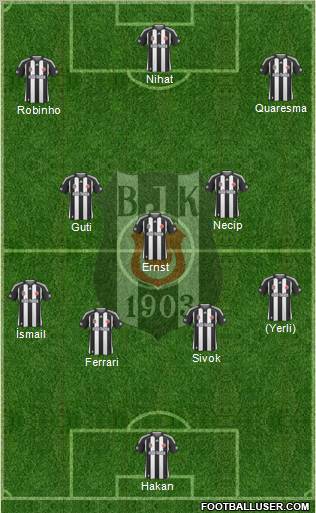 Besiktas JK Formation 2010