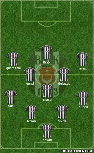 Besiktas JK Formation 2010