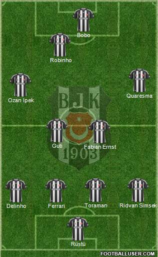 Besiktas JK Formation 2010