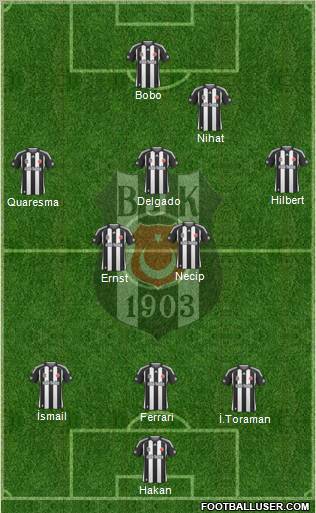 Besiktas JK Formation 2010