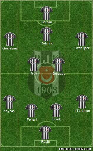 Besiktas JK Formation 2010