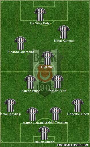 Besiktas JK Formation 2010