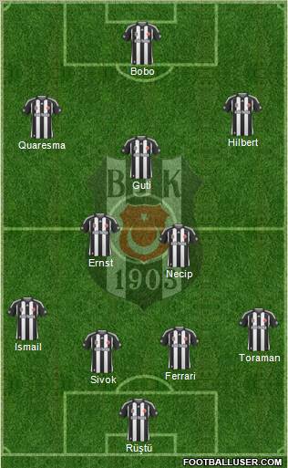Besiktas JK Formation 2010