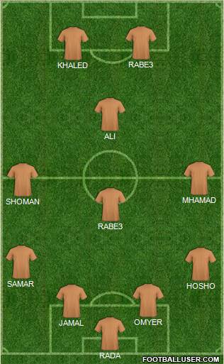 Pro Evolution Soccer Team Formation 2010