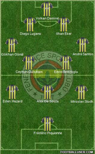 Fenerbahçe SK Formation 2010