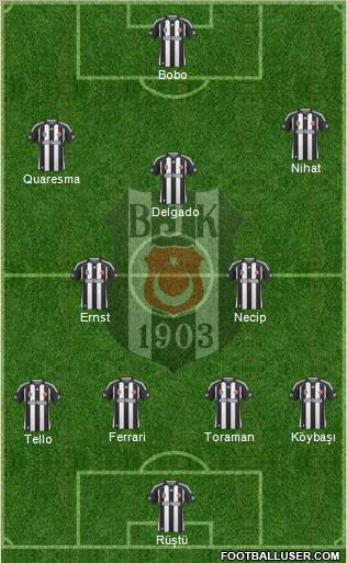 Besiktas JK Formation 2010