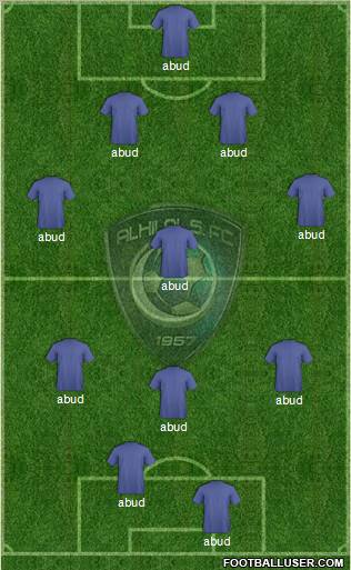 Al-Hilal (KSA) Formation 2010