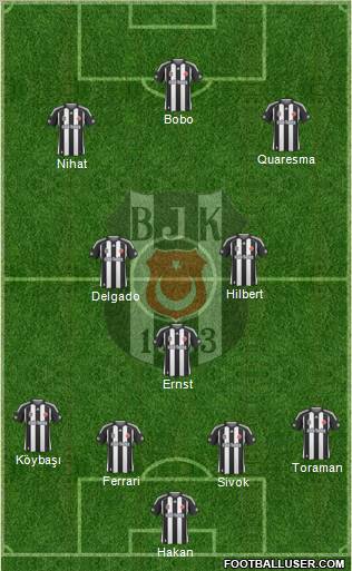 Besiktas JK Formation 2010
