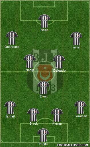 Besiktas JK Formation 2010