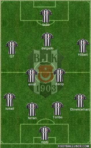 Besiktas JK Formation 2010