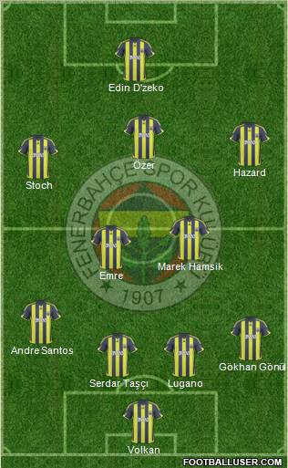 Fenerbahçe SK Formation 2010