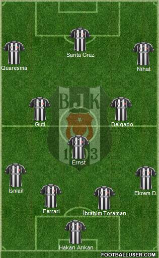 Besiktas JK Formation 2010