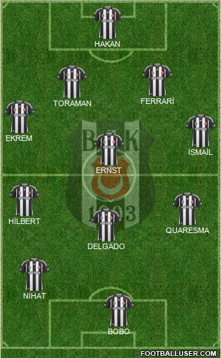 Besiktas JK Formation 2010