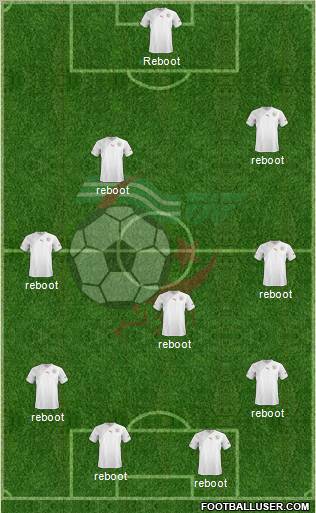 Algeria football formation