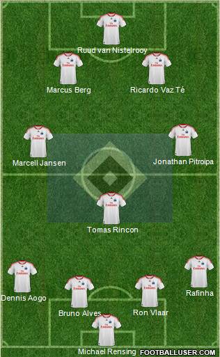 Hamburger SV football formation