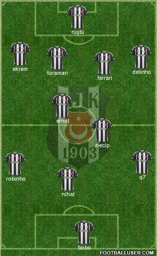 Besiktas JK Formation 2010