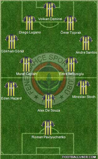 Fenerbahçe SK Formation 2010