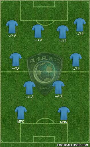 Al-Hilal (KSA) Formation 2010
