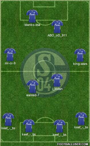 FC Schalke 04 football formation