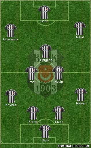 Besiktas JK Formation 2010