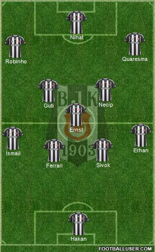 Besiktas JK Formation 2010